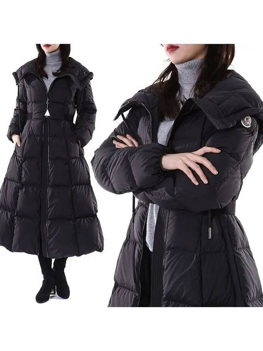 Women's Faucon Long Padding Black - MONCLER - BALAAN 2