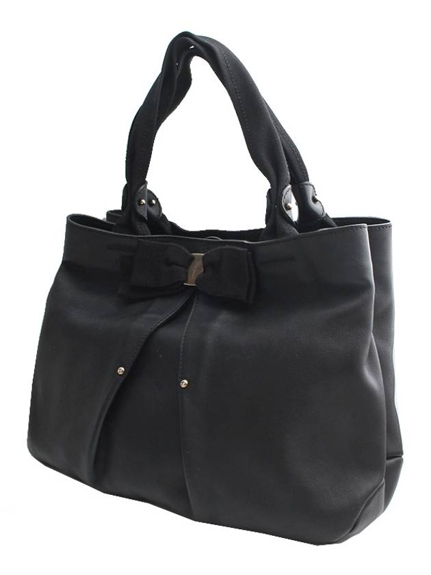 Ferragamo Black Vara Leather Tote Bag - SALVATORE FERRAGAMO - BALAAN 2