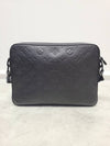 Black Monogram Shadow Duo Messenger Bag - LOUIS VUITTON - BALAAN 7