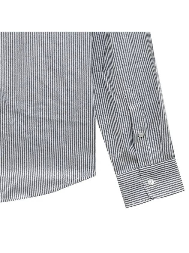 De Coeur Striped Long Sleeve Shirt Light Blue - AMI - BALAAN 8