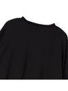 Women's Overfit Embroidered Sweatshirt Black - THE GREEN LAB - BALAAN 5