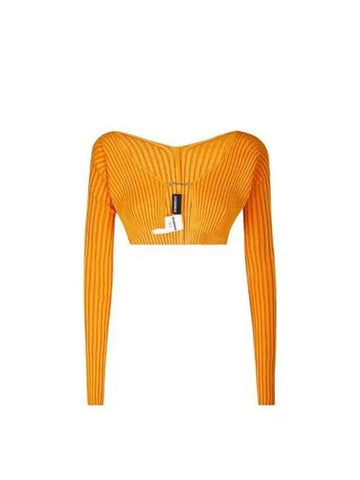 Jacquemus LA MAILLE PRALU LIGHT ORANGE - JACQUEMUS - BALAAN 1