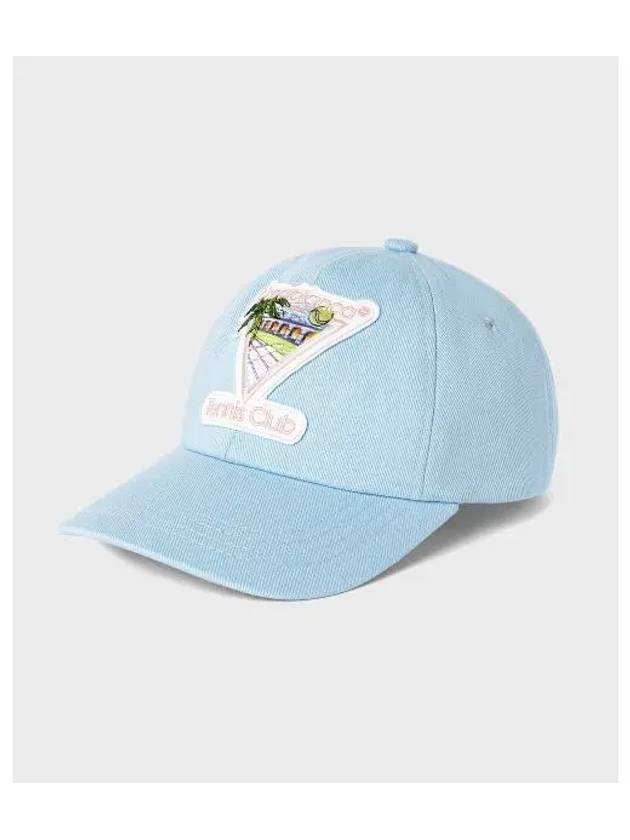 U Tennis Club Icon Cap Blue EMBROIDERED - CASABLANCA - BALAAN 1