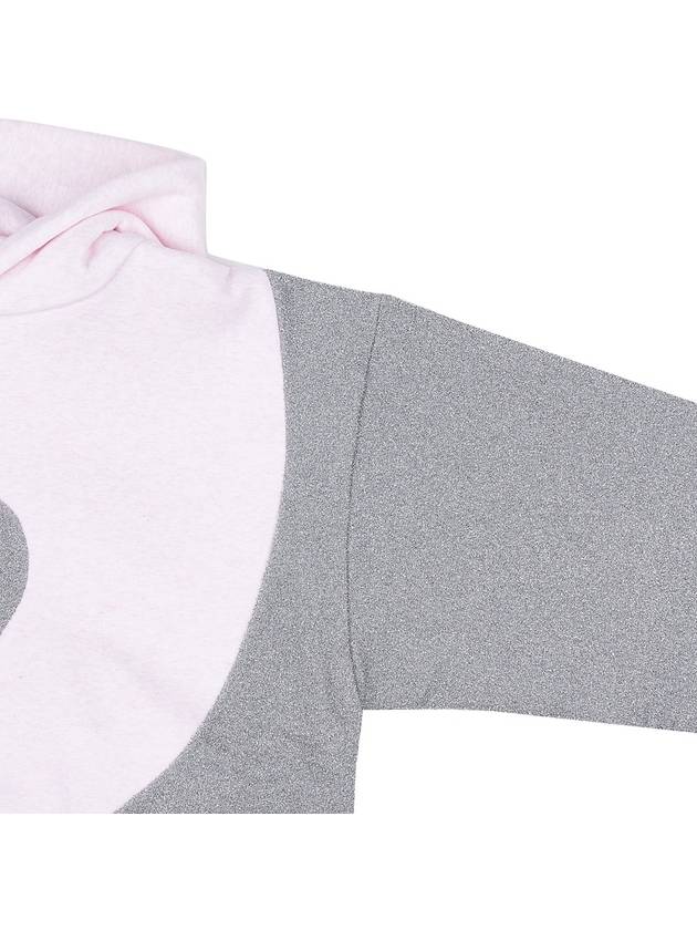 Cotton Jersey Hoodie Pink Heather - DIOR - BALAAN 5