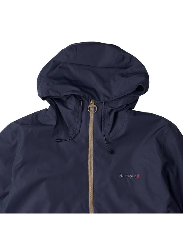 Logo Hiker Hooded Jacket Navy - BARBOUR - BALAAN 4