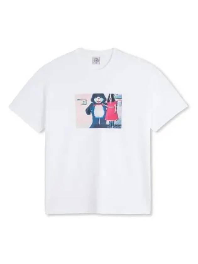 POLAR Pink Dress Short Sleeve T Shirt White - POLAR SKATE CO. - BALAAN 1