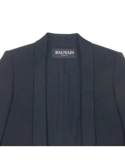 Smith Market Used Luxury Black Jacket Women s Clothing - BALMAIN - BALAAN 2