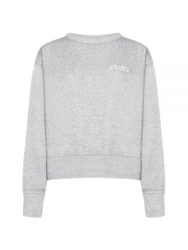 Shard Embroidered Logo Sweatshirt Grey - ISABEL MARANT - BALAAN 2