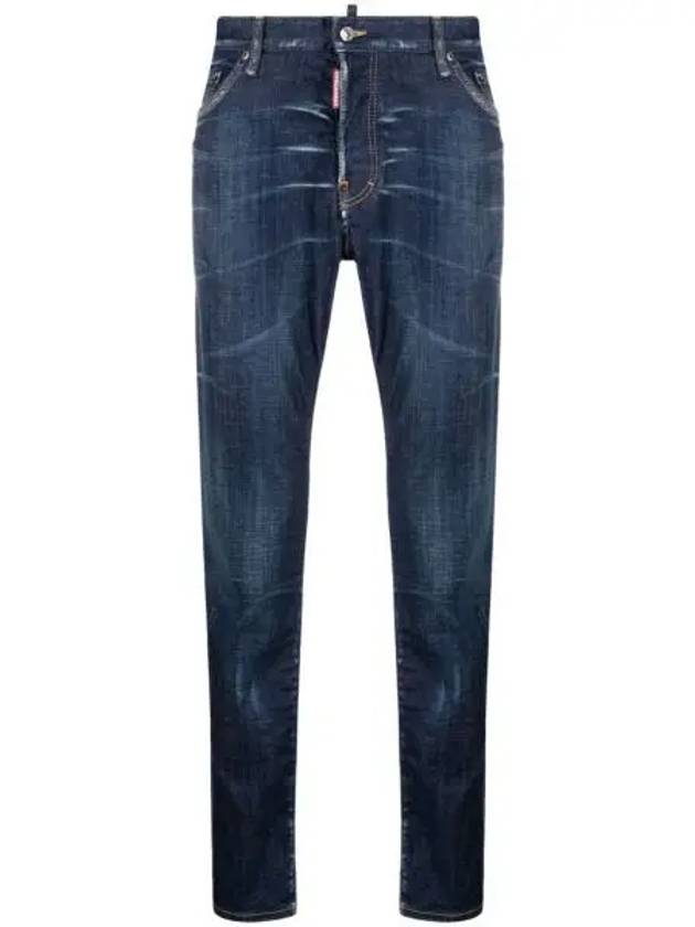 Skater Skinny Cut Jeans Blue - DSQUARED2 - BALAAN 2