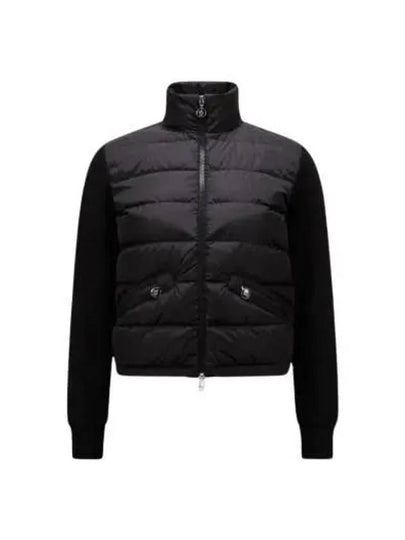 Women's Padding Zip-Up Sweatshirt Black - MONCLER - BALAAN 2