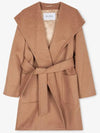 Rialto Collar Robe Single Coat Camel - MAX MARA - BALAAN 3