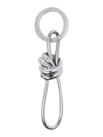 Andiamo Metal Key Holder Silver - BOTTEGA VENETA - BALAAN 1