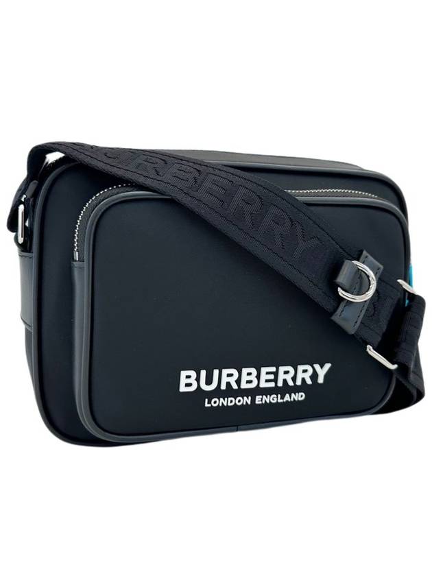 Logo Print Nylon Crossbody Bag Black - BURBERRY - BALAAN 3