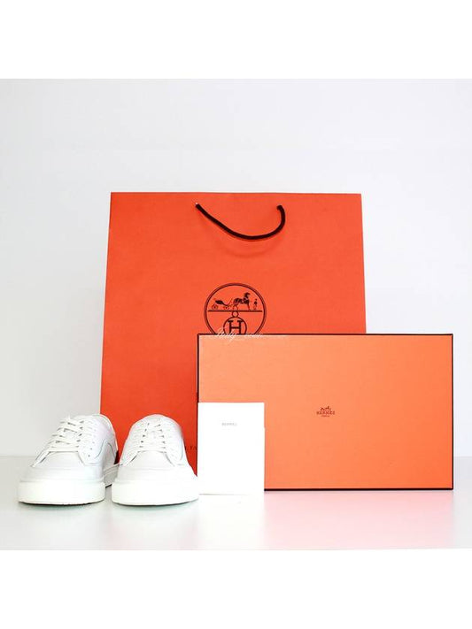 Get Leather Low Top Sneakers White - HERMES - BALAAN 2