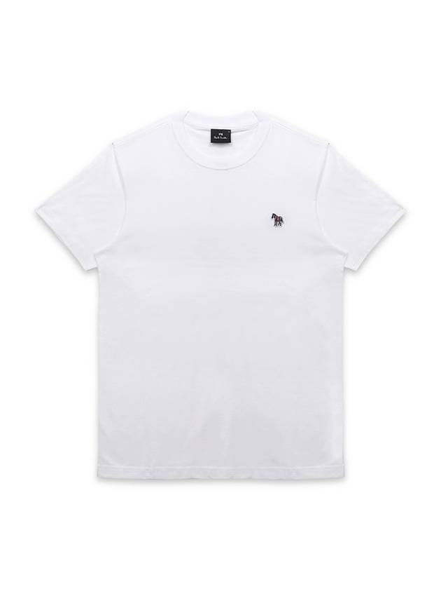 Zebra Waffen Short Sleeve T Shirt White - PAUL SMITH - BALAAN 1