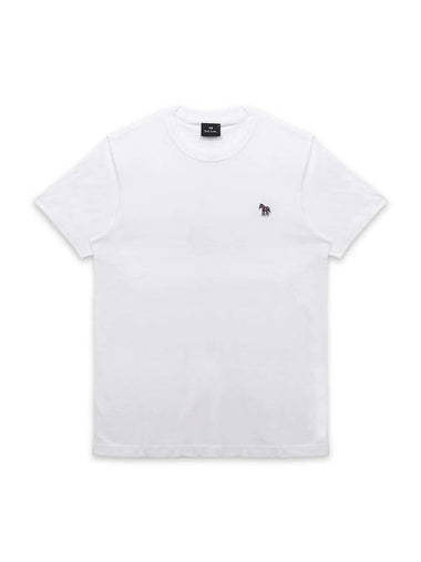 Zebra Logo Short Sleeve T-Shirt White - PAUL SMITH - BALAAN 1