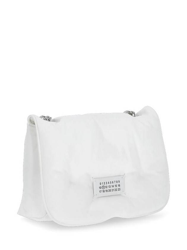 Glam Slam Logo Flap Cross Bag White - MAISON MARGIELA - BALAAN 5