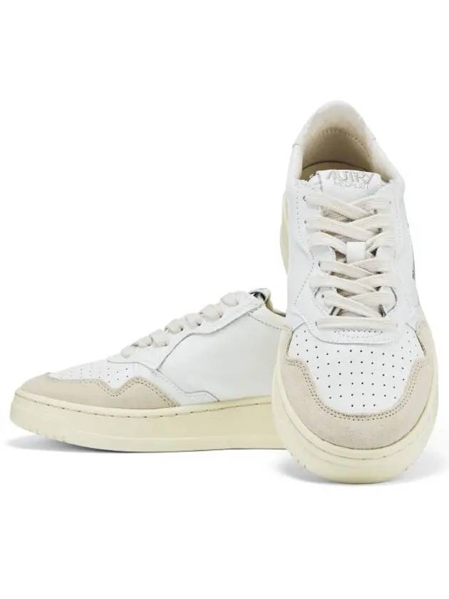 Medalist Suede Low Top Sneakers White - AUTRY - BALAAN 4