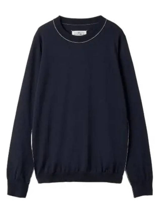 Stitched sweatshirt black t shirt - MAISON MARGIELA - BALAAN 1