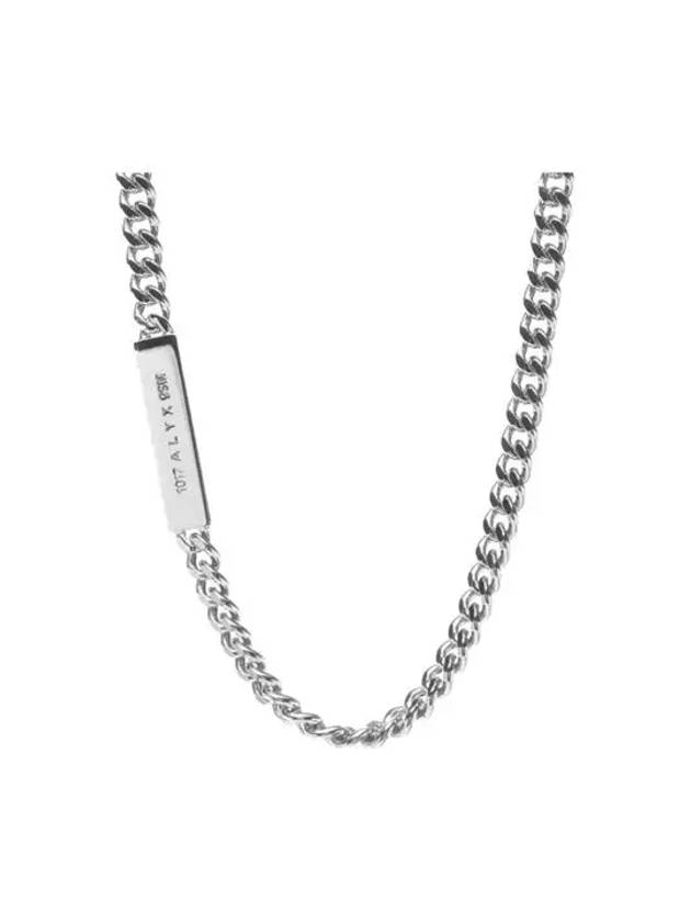 1017 ALYX 9SM silver ID logo chain necklace AAUJW0143OT01 - MAISON MIHARA YASUHIRO - BALAAN 2