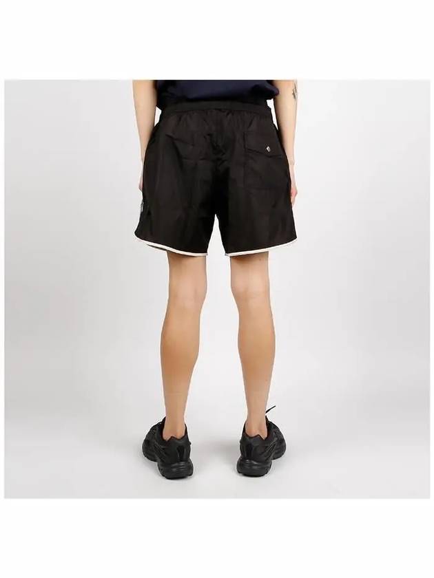 Logo Patch Swim Shorts Black - MONCLER - BALAAN 5