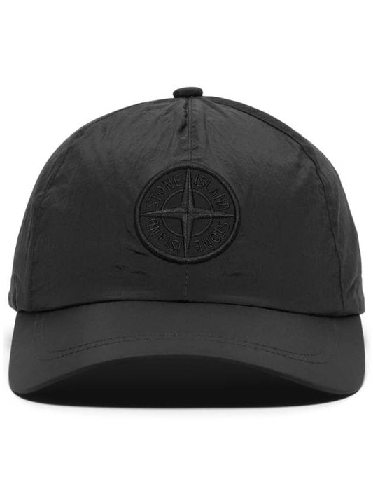 Nylon Logo Ball Cap Black - STONE ISLAND - BALAAN 2