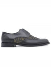 Leather Lace Up Derby Black - FENDI - BALAAN 2