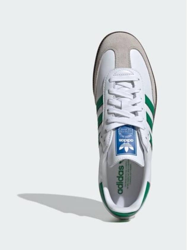 Samba OG Low Top Sneakers White Green - ADIDAS - BALAAN 3