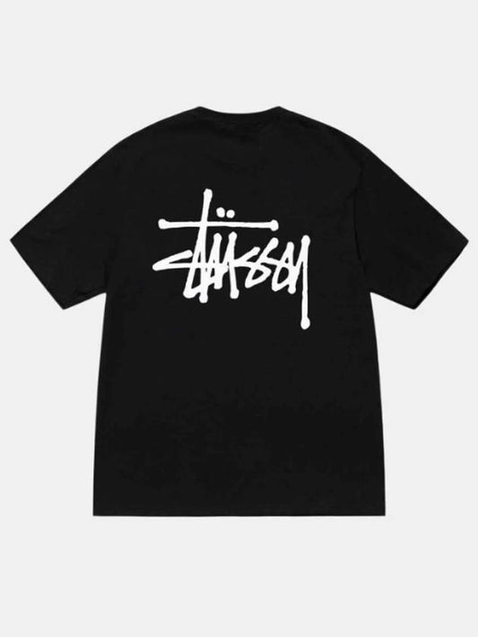 Basic T shirt 2024 24F1905000 Black - STUSSY - BALAAN 1