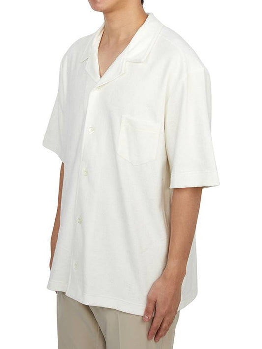 Howlin Men s Short Sleeve Shirt COCKTAIL IN TOWEL ECRU - HOWLIN' - BALAAN 2