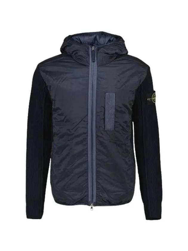 Wappen Nylon Hooded Windbreaker Navy - STONE ISLAND - BALAAN 3