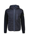 Wappen Nylon Hooded Windbreaker Navy - STONE ISLAND - BALAAN 4