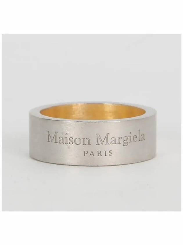 Lettering Logo Ring Silver Gold - MAISON MARGIELA - BALAAN 3