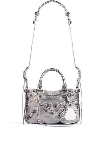 Neo Cagole Small Tote Bag Silver - BALENCIAGA - BALAAN 1