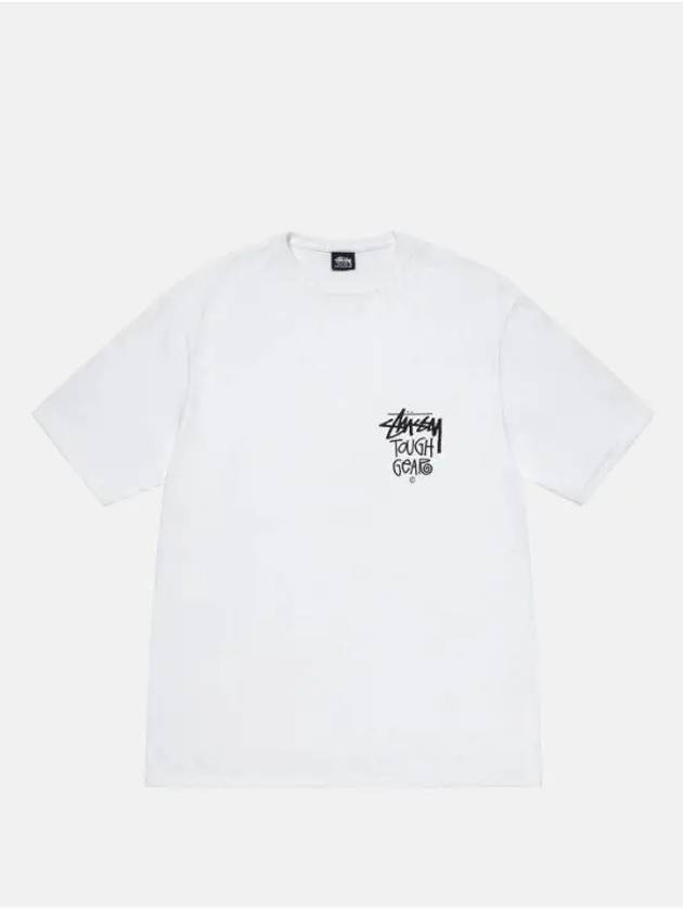 Tough Gear Short Sleeve T-Shirt White - STUSSY - BALAAN 3