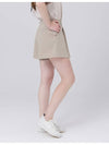 Poly Span Back Zipper Divided Beige Shorts DO3242SPT88 9 - DOYOUKNOWMC GOLF WEAR - BALAAN 3