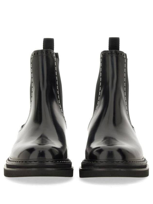 Dolce & Gabbana Brushed Leather Boot - DOLCE&GABBANA - BALAAN 4