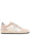 Ball Star Double Quarter Low Top Sneakers Powder Pink - GOLDEN GOOSE - BALAAN 2