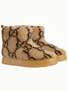 Women s GG Shearling Winter Boots Beige - GUCCI - BALAAN 2