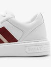 Moony Leather Low Top Sneakers White - BALLY - BALAAN 8