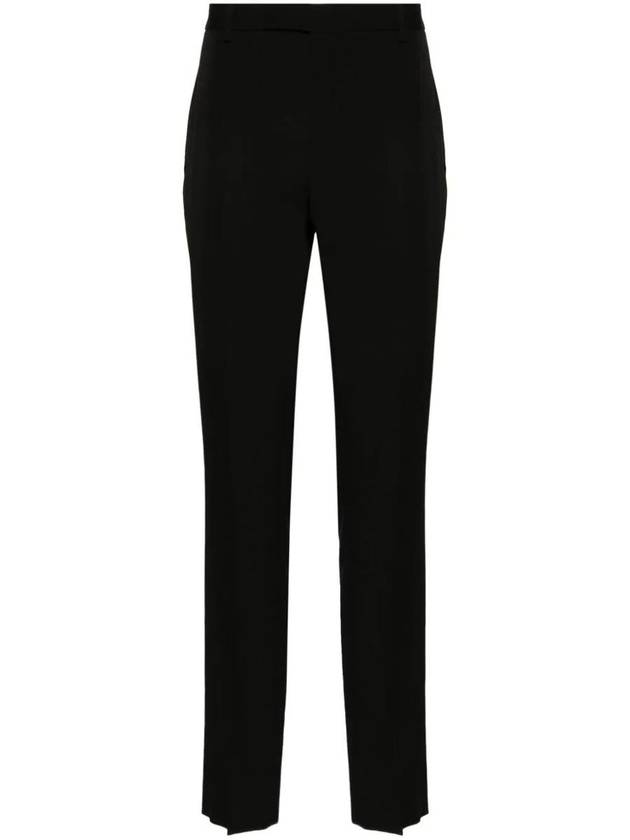 24 ss SUSTAINABLE VIRGIN WOOL PANTS WITH FRONTAL PINCES 607843Y512W1000 B0651012466 - SAINT LAURENT - BALAAN 2