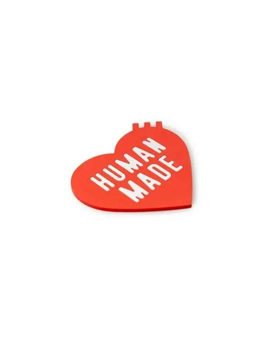 Heart Logo Coaster Red HM27GD114 RED - HUMAN MADE - BALAAN 1