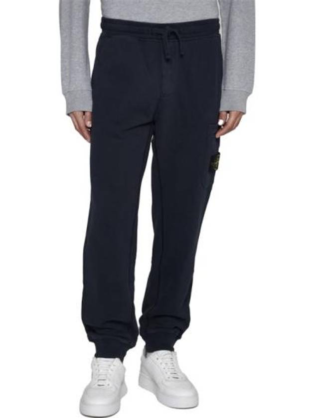 Wappen Patch Cargo Jogger Track Pants Navy - STONE ISLAND - BALAAN 4