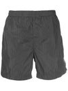 Logo Swim Shorts Gray - CP COMPANY - BALAAN.