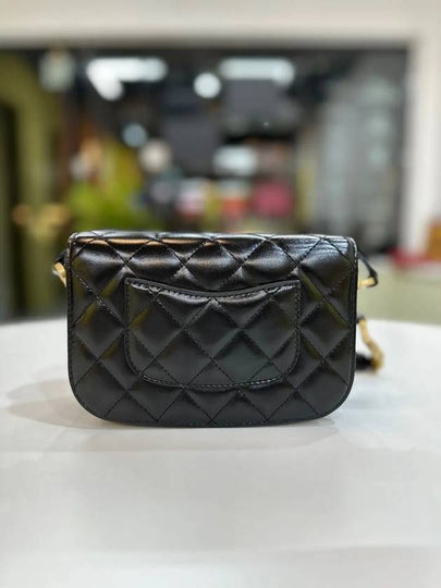 AS 3402 Messenger Bag Mini Black - CHANEL - BALAAN 2