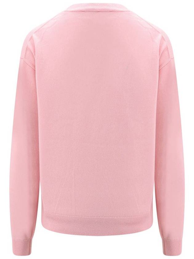 Boke Flower Logo Wool Knit Top Pink - KENZO - BALAAN 3