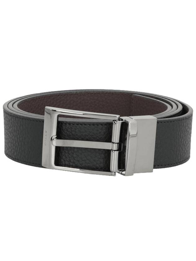 Shiffie Reversible Leather Belt Black - BALLY - BALAAN 1