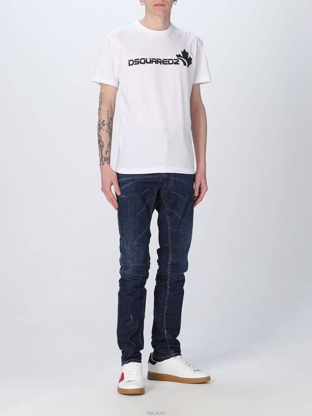 Logo Patch Cool Guy Jean Dark Blue - DSQUARED2 - BALAAN 3