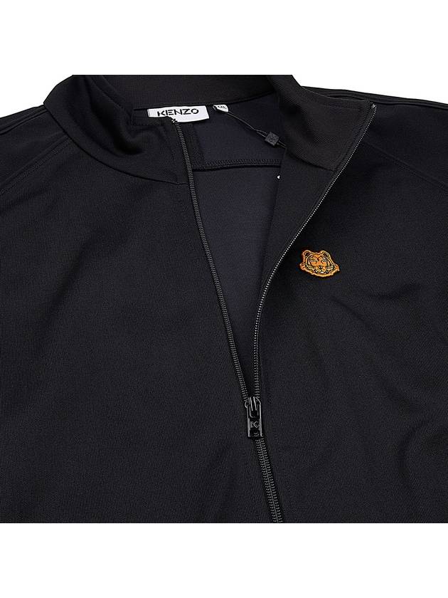 Tiger Patch Track Jacket Black - KENZO - BALAAN 10