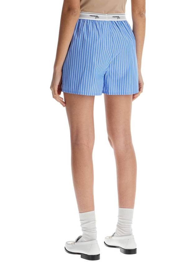 men's boxer 100% cotton blue striped high waist - HOMMEGIRLS - BALAAN 3